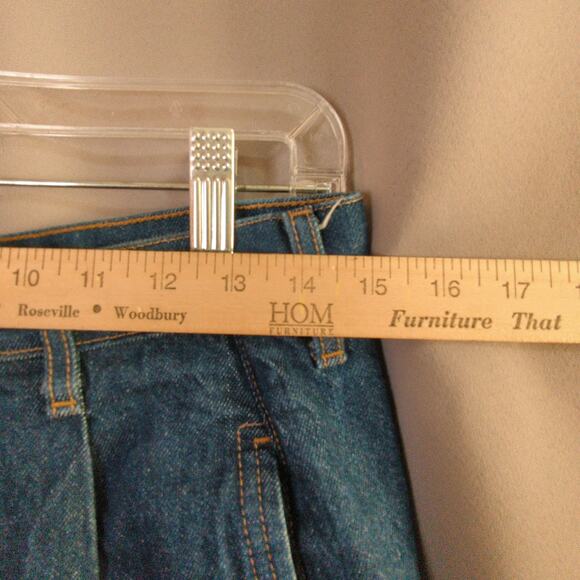 Mother Snacks Jeans Womens 29 Blue Pleated Push Pop Nerdy Cold Brew High Rise - Picture 6 of 11